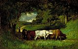 Driving Home the Cows by Edward Mitchell Bannister